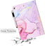 Ipad Mini 5 Case Mini 4 Mini 3 2 Cover, Smart Wake Sleep Flip Stand Case Soft PU Leather Protective Case with Card Slot Pen Holder for Apple Ipad Mini 1 2 3 4 5 - Pink Marble